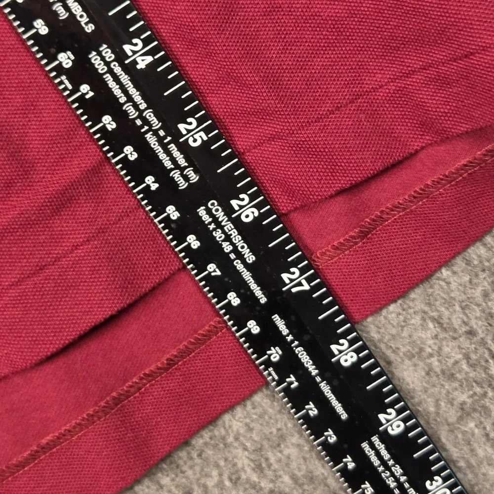 Polo Ralph Lauren Long Sleeve Polo Shirt Mens Medium Burgundy Red Preppy